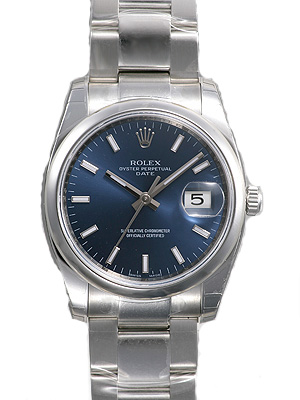 劳力士ROLEX-蚝式恒动型 115200-72190蓝 机械男表