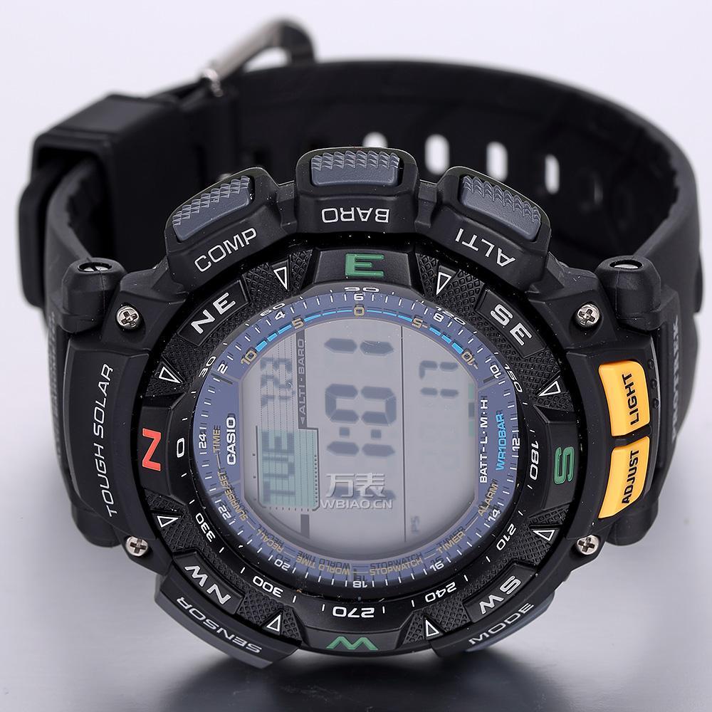 卡西欧CASIO-PROTREK系列 PRG-240-1DR 男士光能表