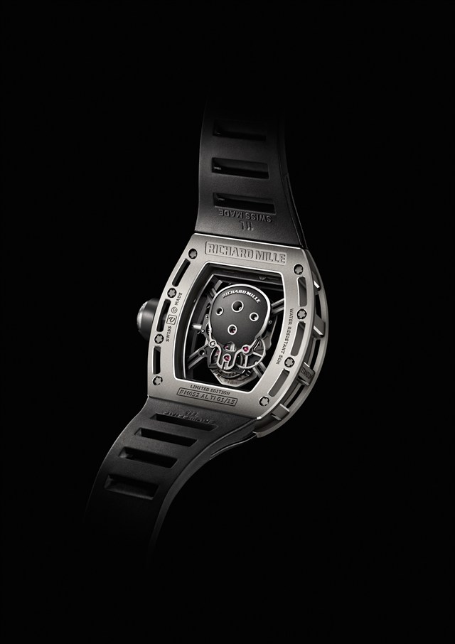 Richard Mille RM 052 颅骨陀飞轮限量版腕表 背面