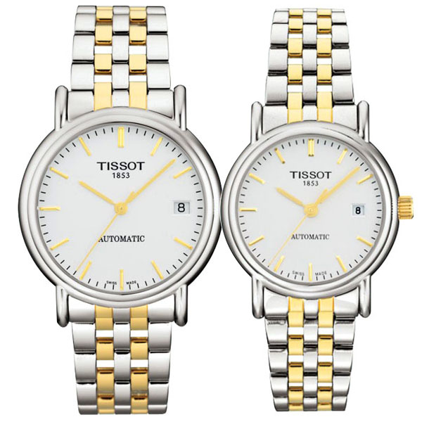 天梭TISSOT-卡森系列 T95.2.483.31/T95.2.183.31 情侣机械表