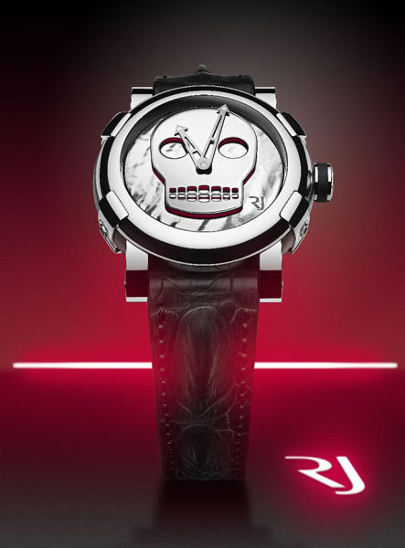 Romain Jerome不锈钢骷髅主题限量腕表