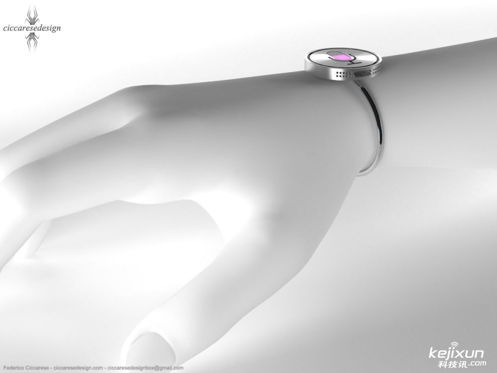 苹果炫酷iPhone配件 iSiri概念设计原始模型智能手表
