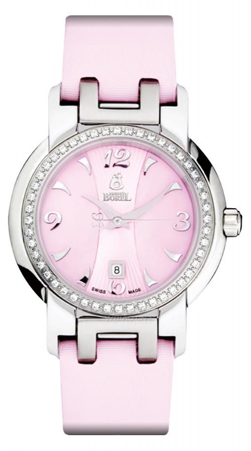 粉色的女士手表:依波路ErnestBorel-传奇系列 QBS1856D-7022PK 女士石英表