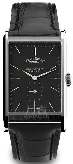 男士小表盘手表：方形表款一艾美达9680A-NR-P680NR4男士机械