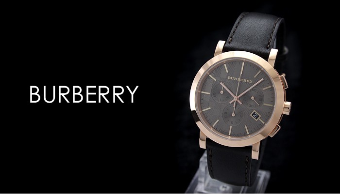 burberry巴宝莉条纹带男士手表图 为你推荐英伦风格的款式