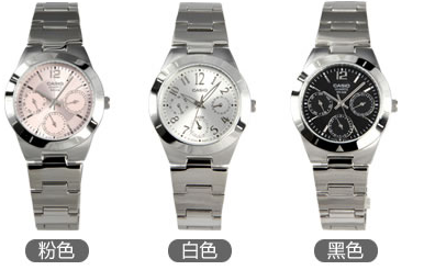 三款卡西欧钢带手表女款推荐，现代都市群体的新选择