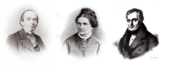 费尔迪南多‧阿道夫‧朗格、其妻子安东尼娅和其丈人约翰‧克里斯迪昂‧菲烈特里西‧古特凯斯的画像