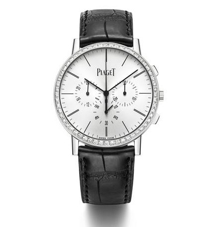 伯爵Piaget Altiplano 计时腕表 采用18K白色金