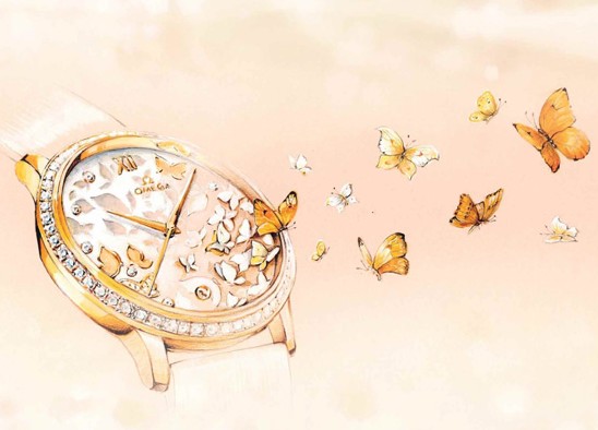 欧米茄发布全新碟飞典雅系列腕表 雅致蝴蝶演绎时尚奢华