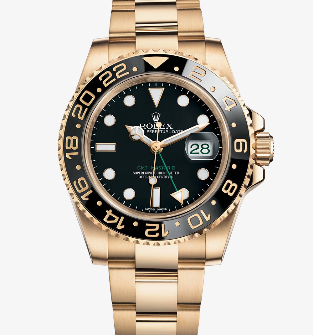 格林尼治型 II：蚝式，40毫米，黄金手表