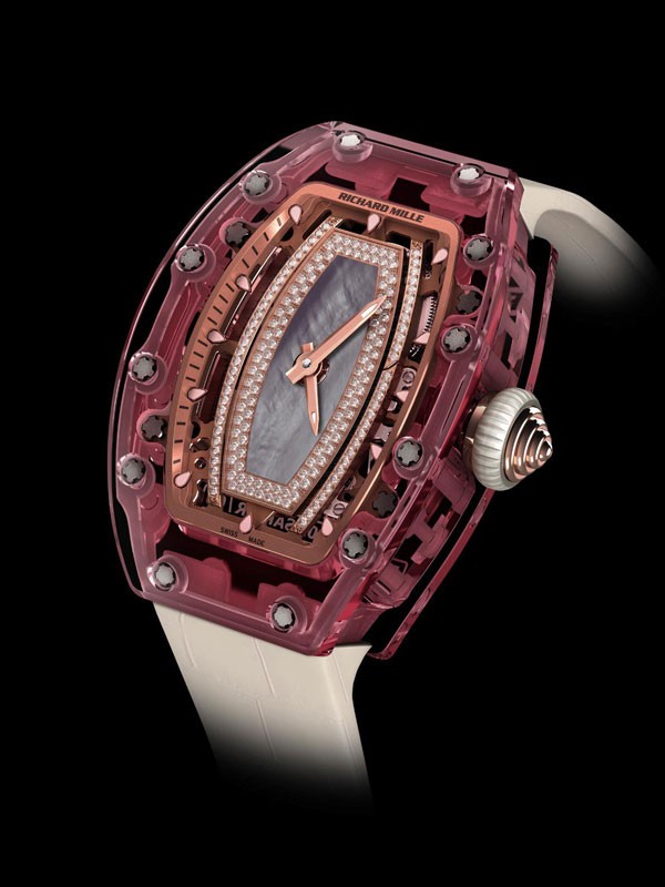 RM 07-02 Pink Lady 红粉佳人蓝宝石腕表 展现高端技术之机芯