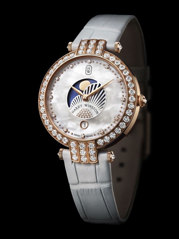 海瑞温斯顿隆重呈献卓时 Premier系列月相功能女装腕表