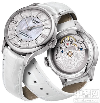 杜鲁尔系列白色镶钻款腕表