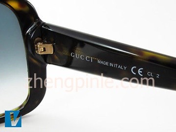 GUCCI太阳镜的右眼镜内侧