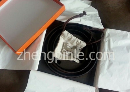 正品Hermes腰带的包装明细图
