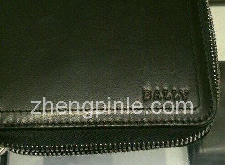 正品bally钱包上的bally标志