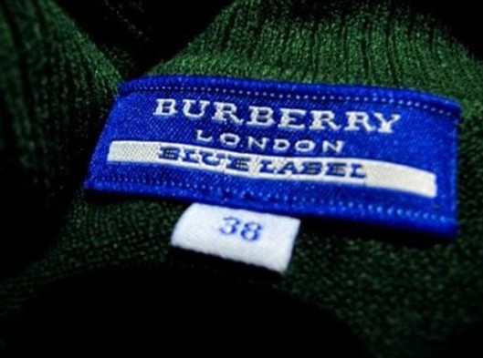 Burberry针织衫蓝标图示