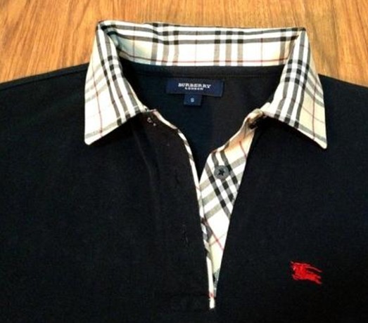 2001年衬衫巴宝莉logo