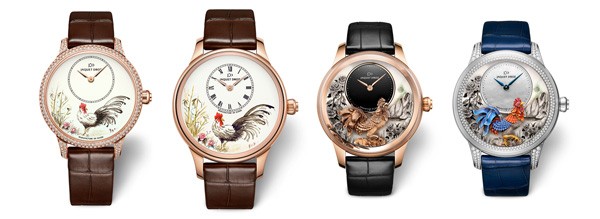 「图」雅克德罗创作四款全新腕表，致庆中国农历新年